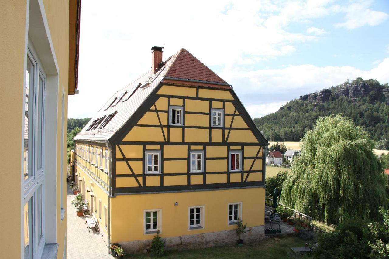 Апартаменты Alter Gutshof Папстдорф Экстерьер фото
